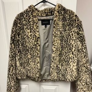 Leopard Feux fur jacket